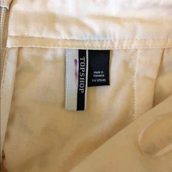 Topshop Cord Lace Midi Pencil Skirt Zip Slit Strai - Picture 5 of 8